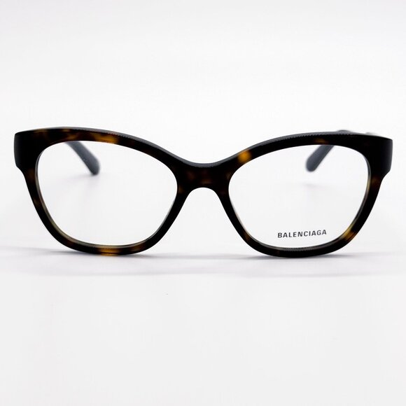 NEW BALENCIAGA EYEGLASSES BB0213O 002 ROUND HAVANA WOMEN EYEWEAR BALENCIAGA - Picture 3 of 8